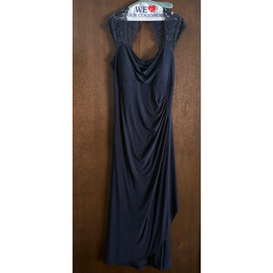 MSK SIZE 12 Navy Lace Dress
